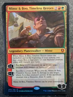 Minsc & Boo Timeless Heroes - Foil Prerelease - Commander Legends: Baldur's Gate - Image 1