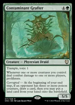 Near Mint x 1 Contaminant Grafter Commander: Phyrexia: All Will Be One - Image 1