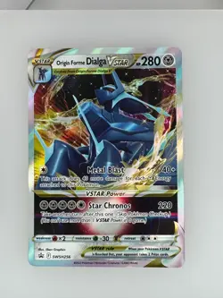 2019 Pokemon SWSH Black Star Origin Forme Dialga VSTAR SWSH256 NM - Image 1