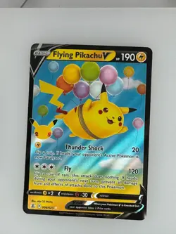 2021 Pokemon Celebrations Flying Pikachu V 006/025 NM - Image 1