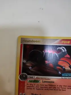 Pokemon TCG: Houndoom EX Unseen Forces #7/115 Holo Rare w/ Stamp - Image 5