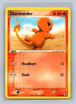 Pokemon Charmander FireRed & LeafGreen 58/112 Light Play LP+ or Better - Image 1