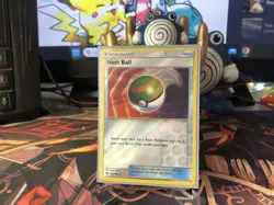 Pokemon Card - Nest Ball - Reverse Holo (123/149) Sun & Moon NM - Image 1