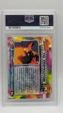 1999 Pokemon Topps Movie Edtn Mewtwo Strikes Back The Proposition Foil #5 PSA 8! - Image 2