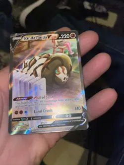 Sandaconda V 252/264 Pokemon TCG Sword & Shield Fusion Strike Alt Art NM - Image 3