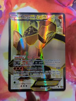 Pokemon TCG Regirock EX 43a/124 Alt Art XY Premium Trainer Collection Promo TCG - Image 1