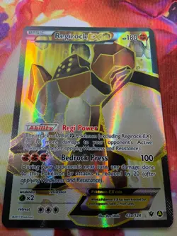 Pokemon TCG Regirock EX 43a/124 Alt Art XY Premium Trainer Collection Promo TCG - Image 2