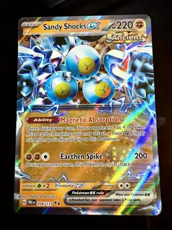 Pokemon TCG: 2025 Sandy Shocks EX 56/131-DOUBLE RARE HOLO-Prismatic Evolutions - Image 2
