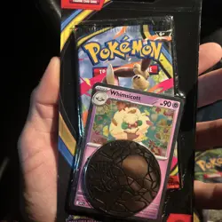 Phantasmal Flames Whimsicott Promo Blister Booster Pack Sealed Pokemon tcg - Image 1