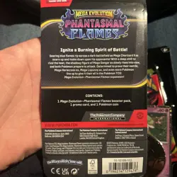 Phantasmal Flames Whimsicott Promo Blister Booster Pack Sealed Pokemon tcg - Image 2