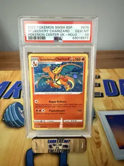 Pokemon Special Delivery Charizard SWSH075 Promo PSA 10 Sword & Shield Promo - Image 1