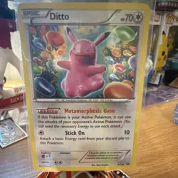 Pokemon TCG Ditto Promo Holo XY40 Basic XY Transform 70HP English 2015 (NM) - Image 1