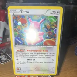 Pokemon TCG Ditto Promo Holo XY40 Basic XY Transform 70HP English 2015 (NM) - Image 2