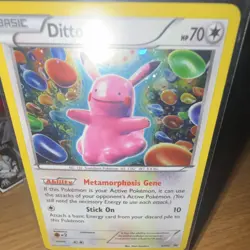 Pokemon TCG Ditto Promo Holo XY40 Basic XY Transform 70HP English 2015 (NM) - Image 3