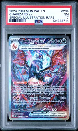 Charizard EX 234/091 Special Illustration Rare Pokemon PSA 7 - Image 1
