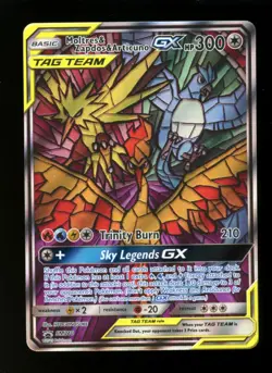 Moltres & Zapdos & Articuno GX SM210 Promo - Pokemon Hidden Fates ETB - LP - Image 1