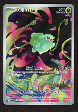 Bulbasaur 133/132 Stamped Box Topper Promo Pokemon Mega Evolution Base Set - NM - Image 1