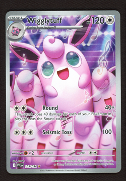 Wigglytuff 105/094 Illustration Rare Pokemon Phantasmal Flames PFL EN Mega NM 2 - Image 1