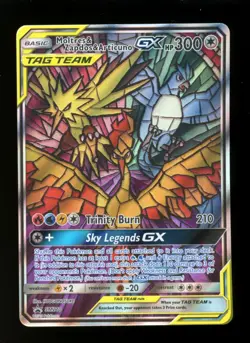 Moltres & Zapdos & Articuno GX SM210 Promo - Pokemon Hidden Fates ETB - NM - Image 1