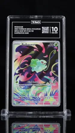 TAG 10 - Bulbasaur 133/132 Illustration Rare - Pokemon Mega Evolution 979/1000 - Image 1