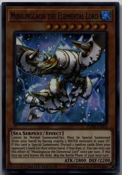 Moulinglacia the Elemental Lord Super Rare Flames of Destruction FLOD-ENSE2 LP - Image 1