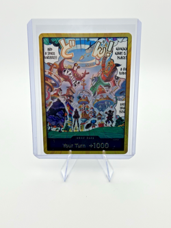 OP14 The Azure Sea's Seven DON!! Card Egghead (Gold) NM One Piece - Image 1