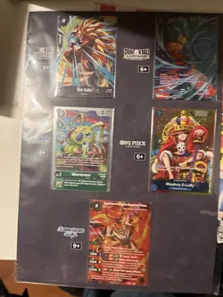 Lucca Comics Folder Promo. One Piece Luffy P-043 FOIL sealed - Image 1
