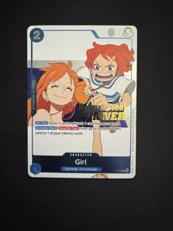 Girl (OP14 Release Event Winner) P-096 One Piece Promotion Cards Foil - Image 1