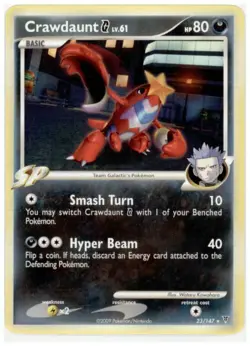 2x (pok-SV-023) Crawdaunt G (R) Pokemon Supreme Victors Card # 23 - Image 1