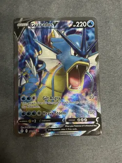 Pokemon TCG Evolving Skies Gyarados v Full Art Ultra Rare Holo Card 171/203 - Image 1
