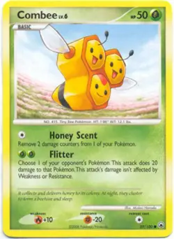 2x (pok-MD-059) Combee (C) Pokemon D&P Majestic Dawn Card # 59 - Image 1