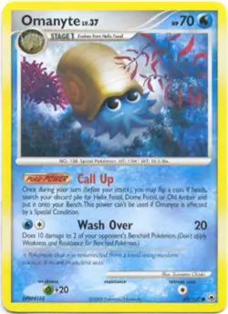 2x (pok-MD-069) Omanyte (C) Pokemon D&P Majestic Dawn Card # 69 - Image 1