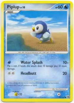 2x (pok-MD-071) Piplup (C) Pokemon D&P Majestic Dawn Card # 71 - Image 1