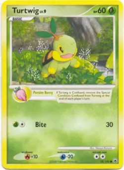 2x (pok-MD-078) Turtwig (C) Pokemon D&P Majestic Dawn Card # 78 - Image 1