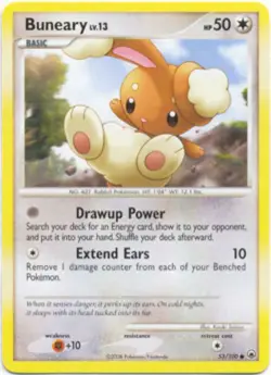 2x (pok-MD-053) Buneary (C) Pokemon D&P Majestic Dawn Card # 53 - Image 1