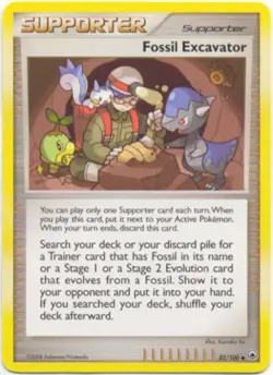 2x (pok-MD-082) Fossil Excavator (U) Pokemon D&P Majestic Dawn Card # 82 - Image 1