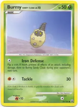 2x (pok-MD-054) Burmy Sandy Cloak (C) Pokemon D&P Majestic Dawn Card # 54 - Image 1