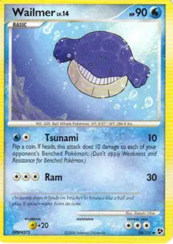 2x (pok-GE-058) Wailmer (U) Pokemon D&P Great Encounters Card # 58 - Image 1