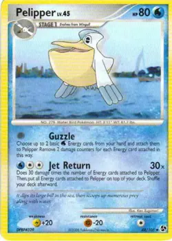 2x (pok-GE-048) Pelipper (U) Pokemon D&P Great Encounters Card # 48 - Image 1