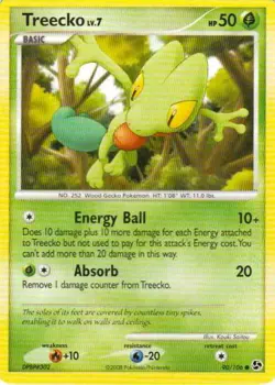 2x (pok-GE-090) Treecko (C) Pokemon D&P Great Encounters Card # 90 - Image 1