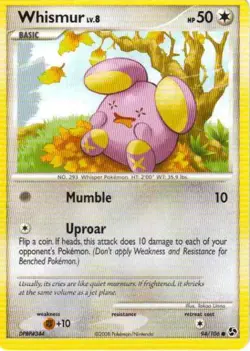 2x (pok-GE-094) Whismur (C) Pokemon D&P Great Encounters Card # 94 - Image 1