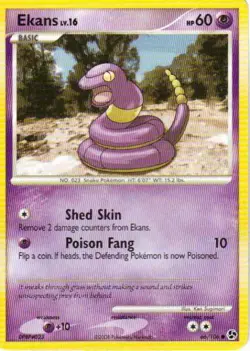 2x (pok-GE-066) Ekans (C) Pokemon D&P Great Encounters Card # 66 - Image 1