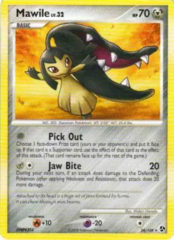 2x (pok-GE-024) Mawile (R) Pokemon D&P Great Encounters Card # 24 - Image 1