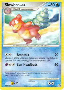 2x (pok-GE-054) Slowbro (U) Pokemon D&P Great Encounters Card # 54 - Image 1