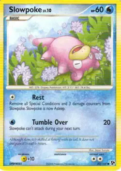2x (pok-GE-082) Slowpoke (C) Pokemon D&P Great Encounters Card # 82 - Image 1