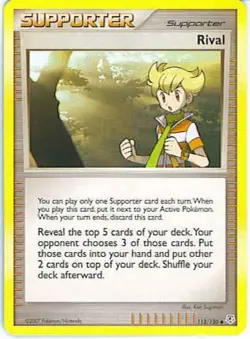 2x (pok-DP-113) Rival (U) Pokemon Diamond & Pearl Base Set Card # 113 - Image 1