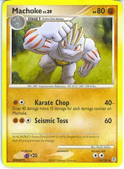 2x (pok-DP-053) Machoke (U) Pokemon Diamond & Pearl Base Set Card # 53 - Image 1