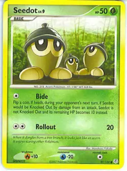 2x (pok-DP-097) Seedot (C) Pokemon Diamond & Pearl Base Set Card # 97 - Image 1