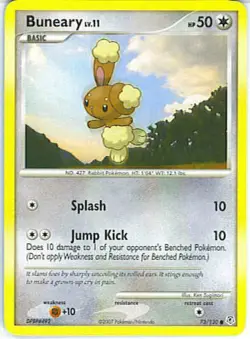 2x (pok-DP-073) Buneary (C) Pokemon Diamond & Pearl Base Set Card # 73 - Image 1