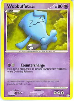 2x (pok-DP-041) Wobbuffet (R) Pokemon Diamond & Pearl Base Set Card # 41 - Image 1
